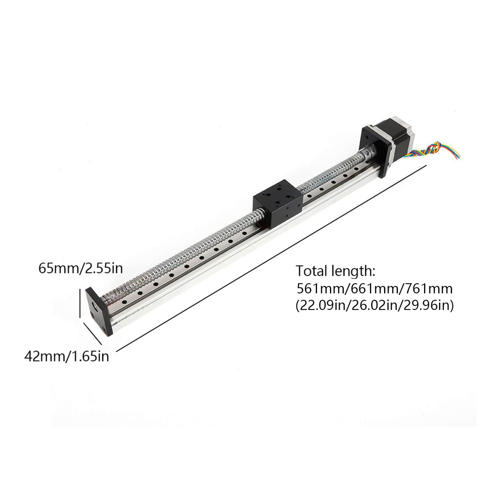 CNC Linear Actuator Ball Screw Slide Nema23 Motor Stage Rail Guide Motion Table