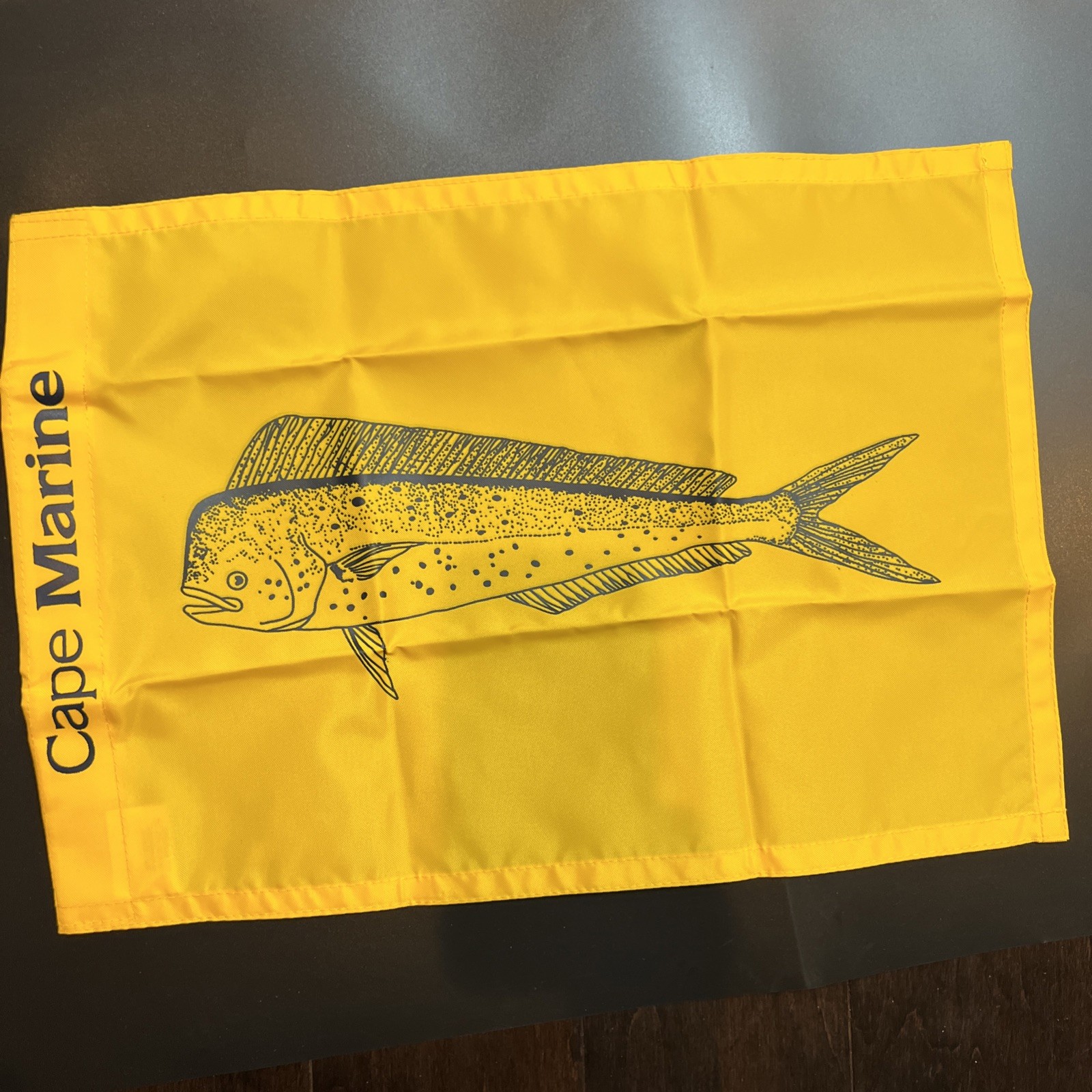 Cape Marine Mahi-Mahi Dorado Fish Catch Flag 13x18.5 Inch Fisherman