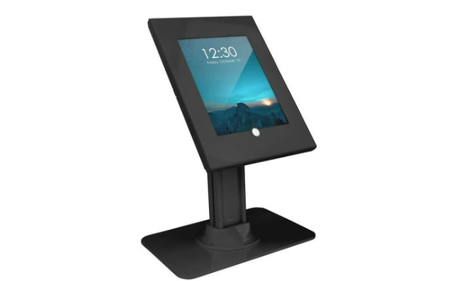 Mount-It Anti-Theft Tablet Countertop Stand for iPad, iPad Air, iPad Pro, Black