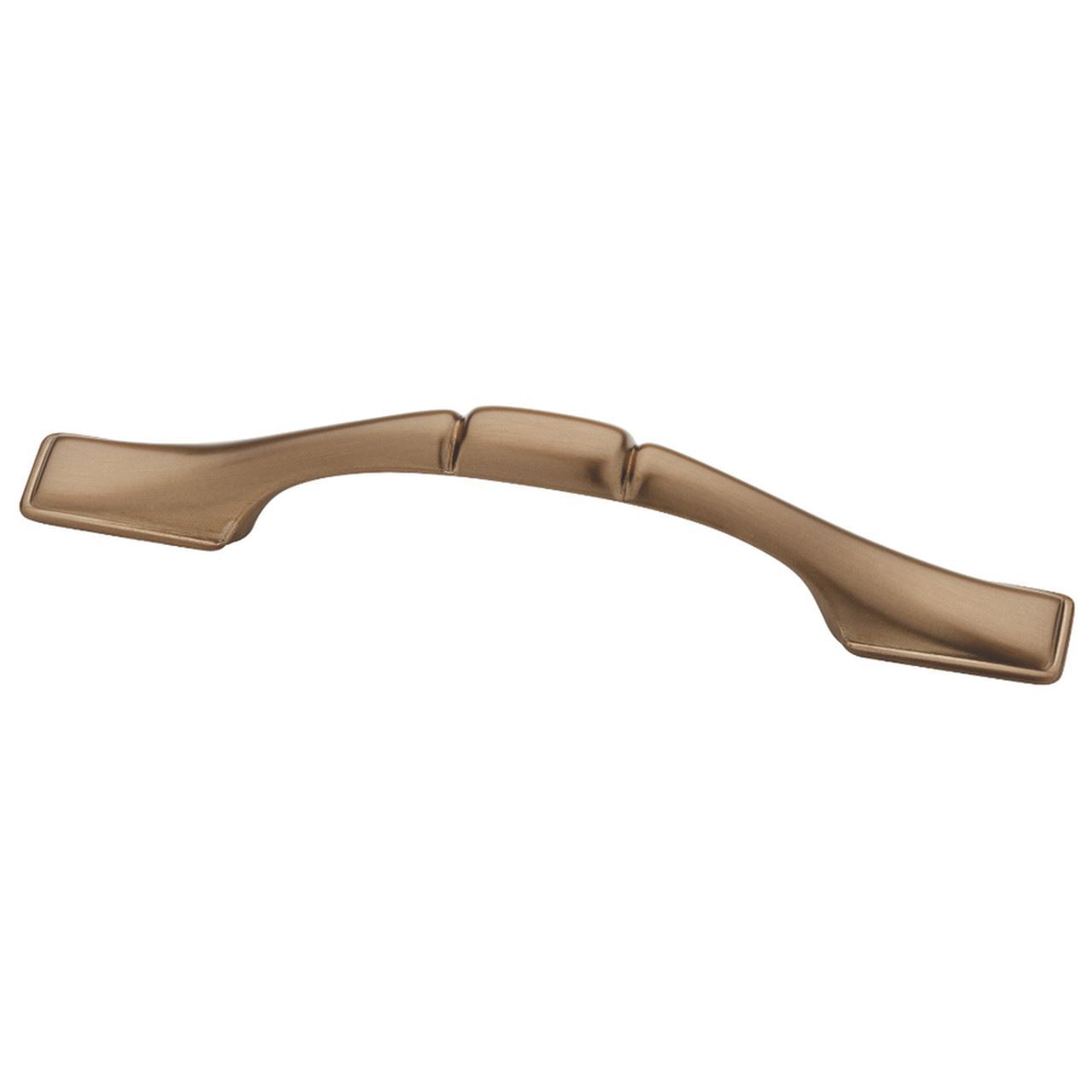 3" Square Foot Pull Brushed Bronze