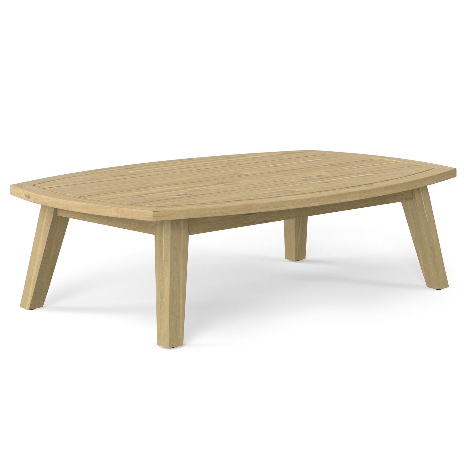 Parkside SOLID ACACIA WOOD 45 inch Wide Rectangle Contemporary Outdoor Coffee...
