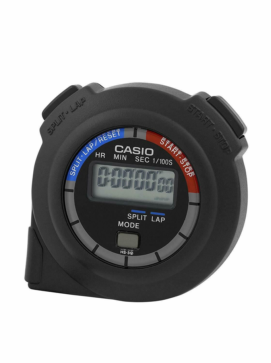 Casio Stopwatch HS-3V-1B Digital Black Stopwatch