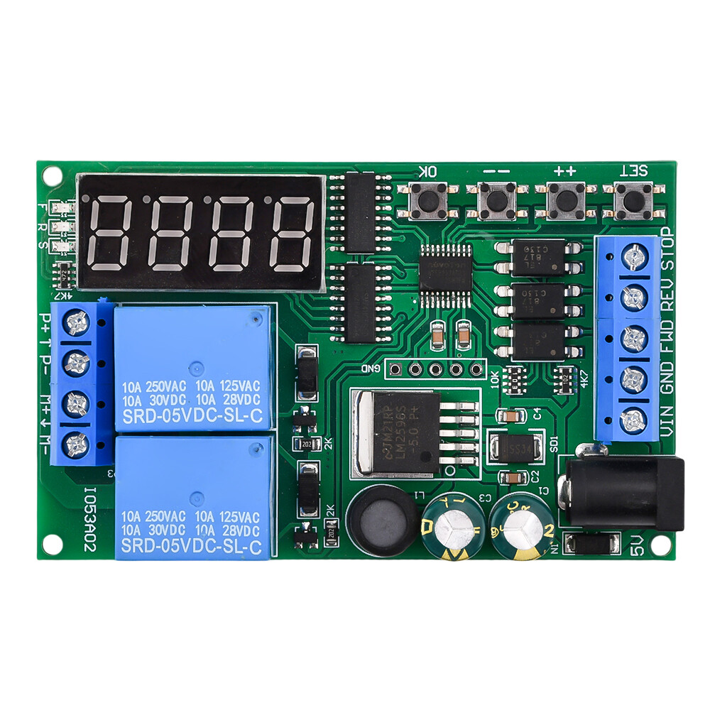 DC5-25V Cycle Delay Relay Module Motor Forward Reverse Start Stop Control Relay