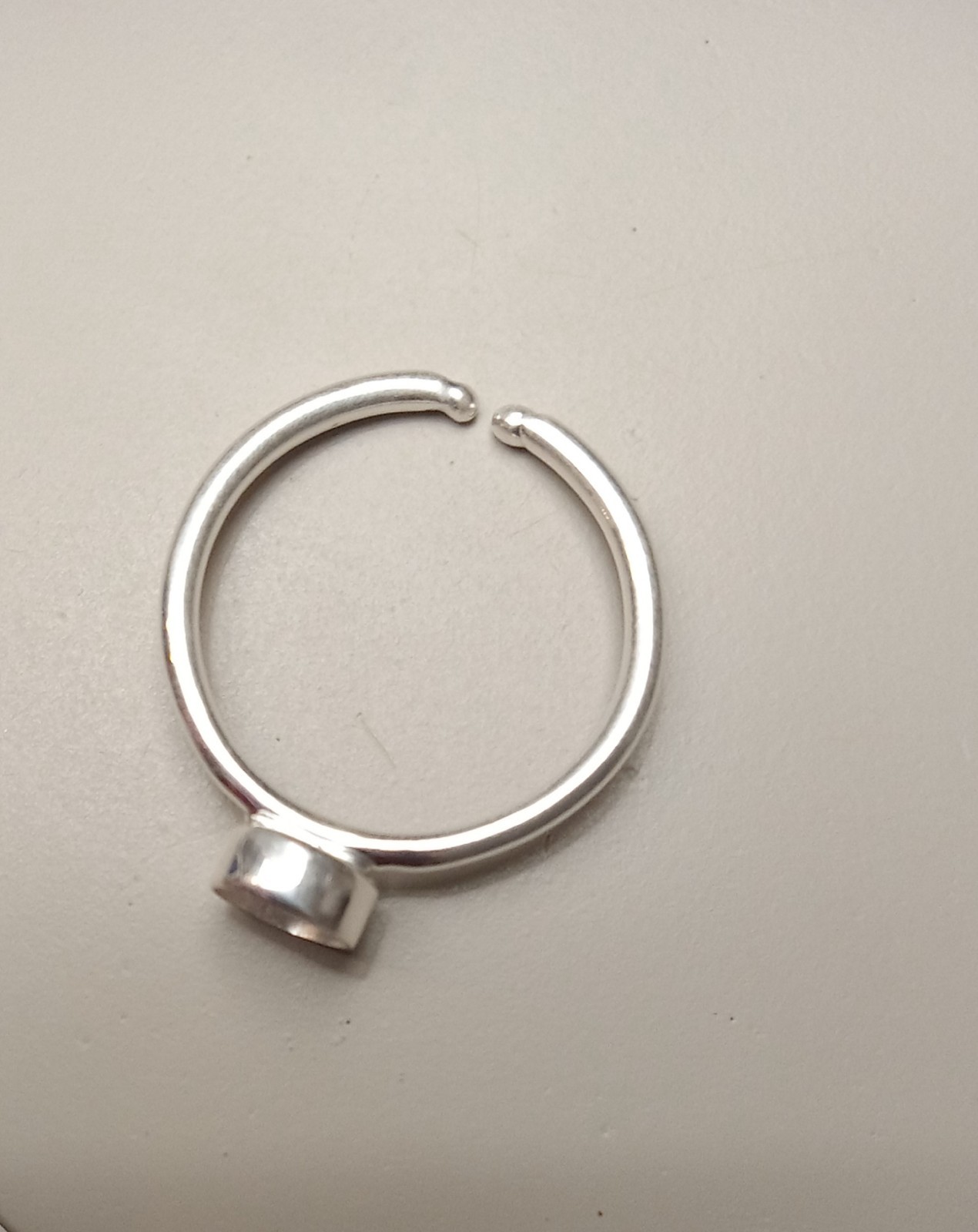 925 Sterling Silver Adjustable Bezel Cabochon Ring Blank Setting/Mounting