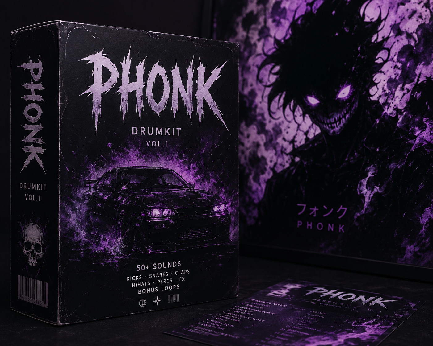 MIDNIGHT MEMPHIS Phonk Drum Kit – Rare Tape-Style Samples