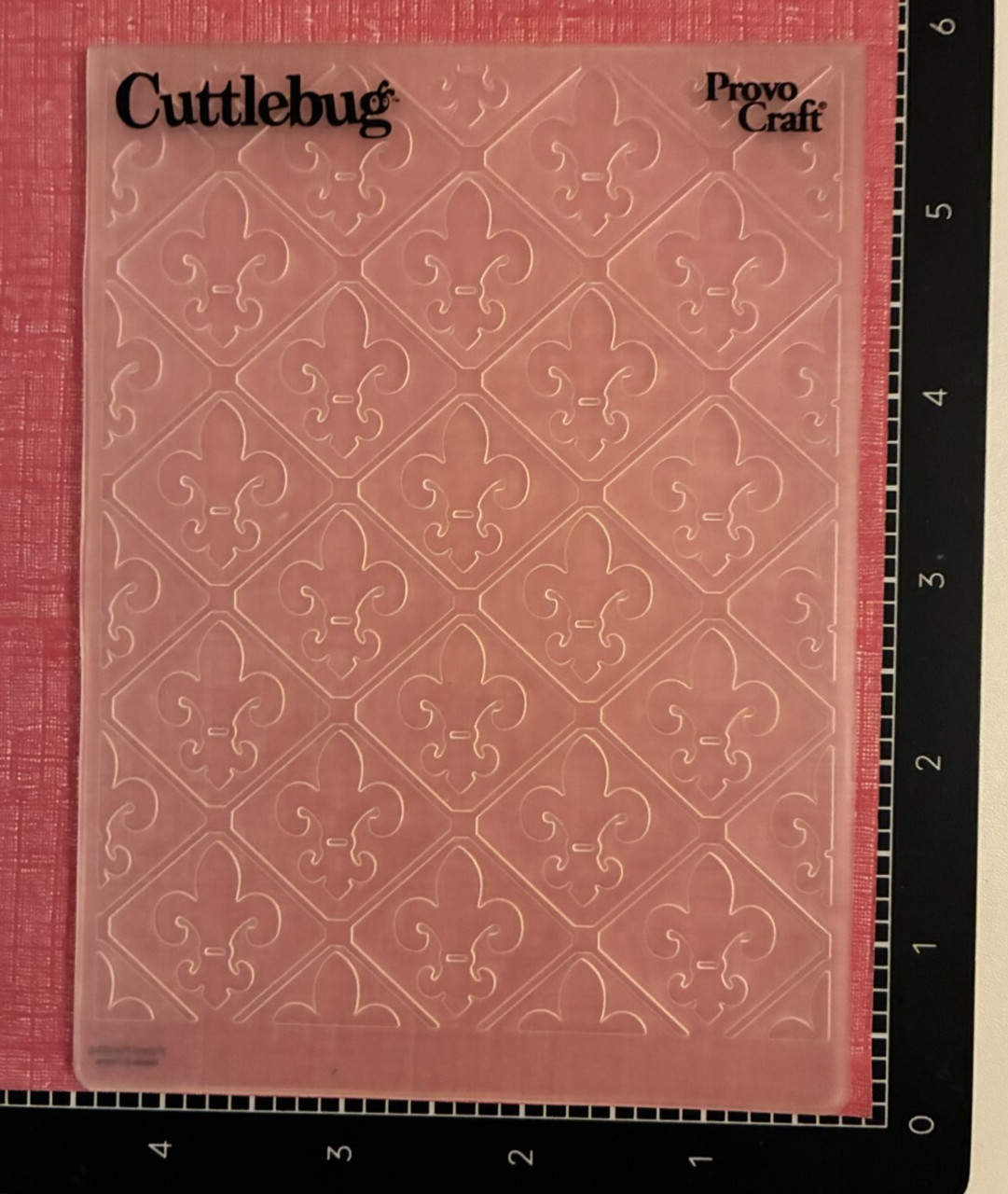 Cuttlebug Provo Craft Embossing Folders GRACE'S FRAME, FLEUR DE LIS or DIAMONDS