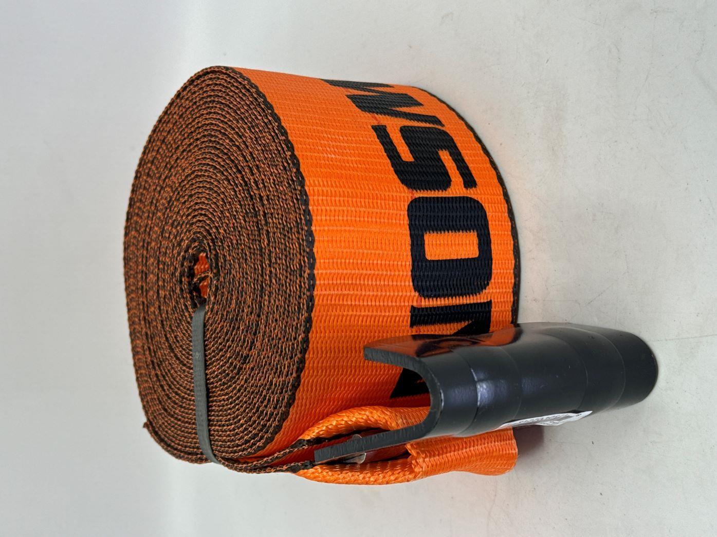 4"X35' Heavy Duty Winch Strap with Flat Hook 4 Pack