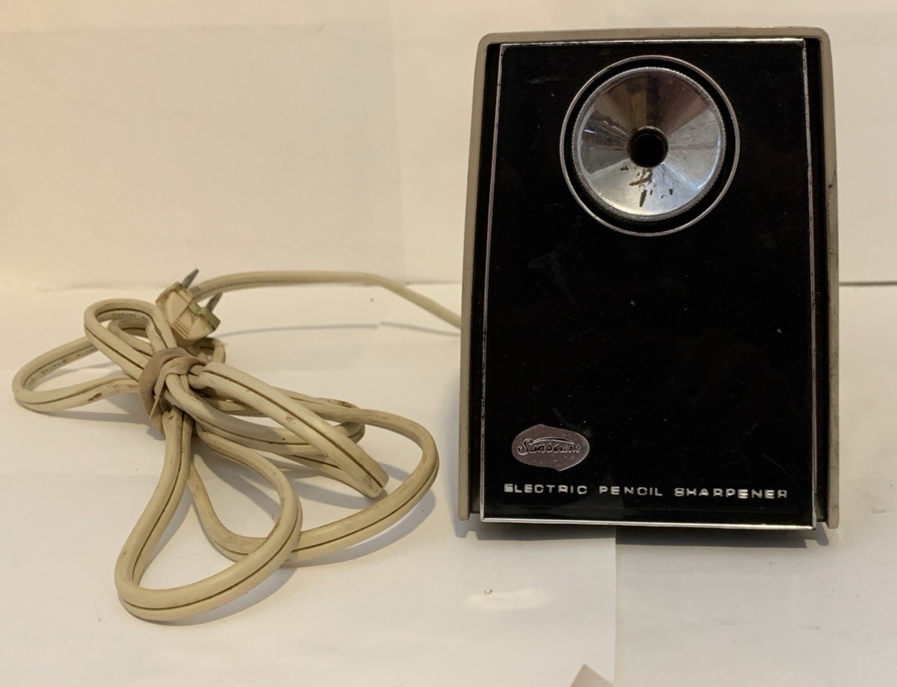 Vintage Sunbeam Electric Pencil Sharpener Model ES-C Tested