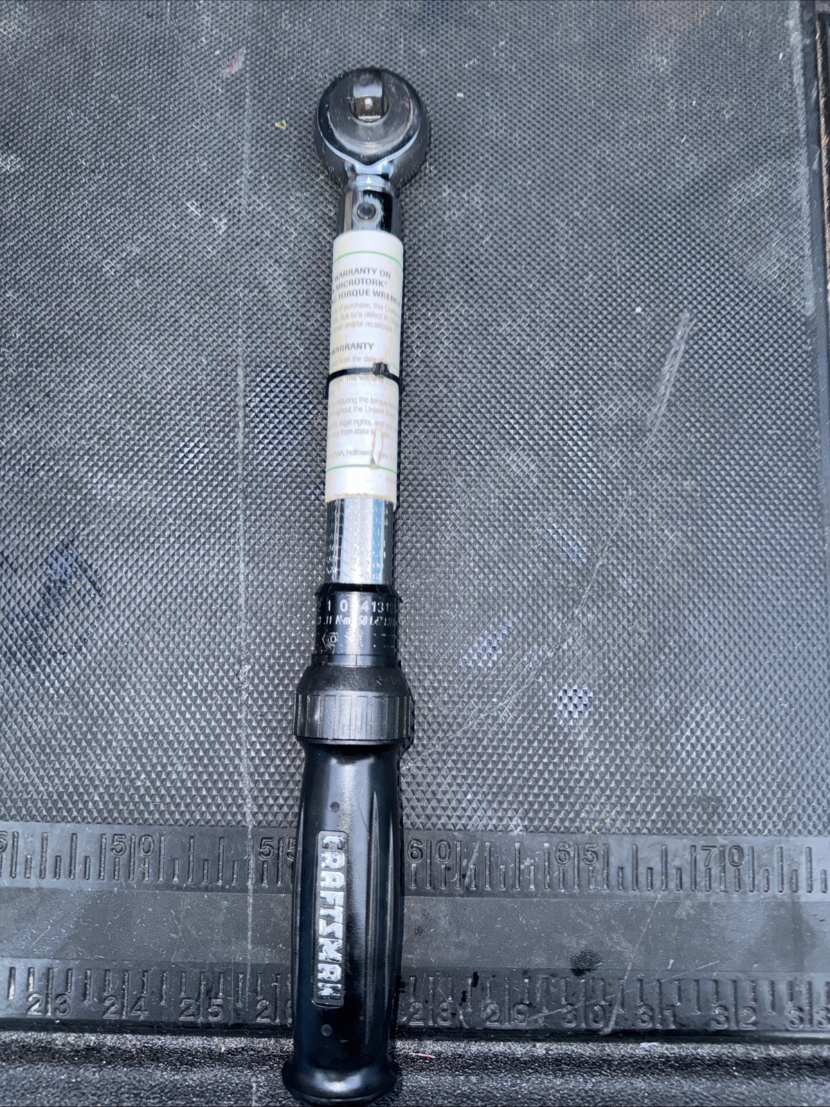 Sears Craftsman USA Nos 3/8” Drive Torque Wrench 44593 Microtork