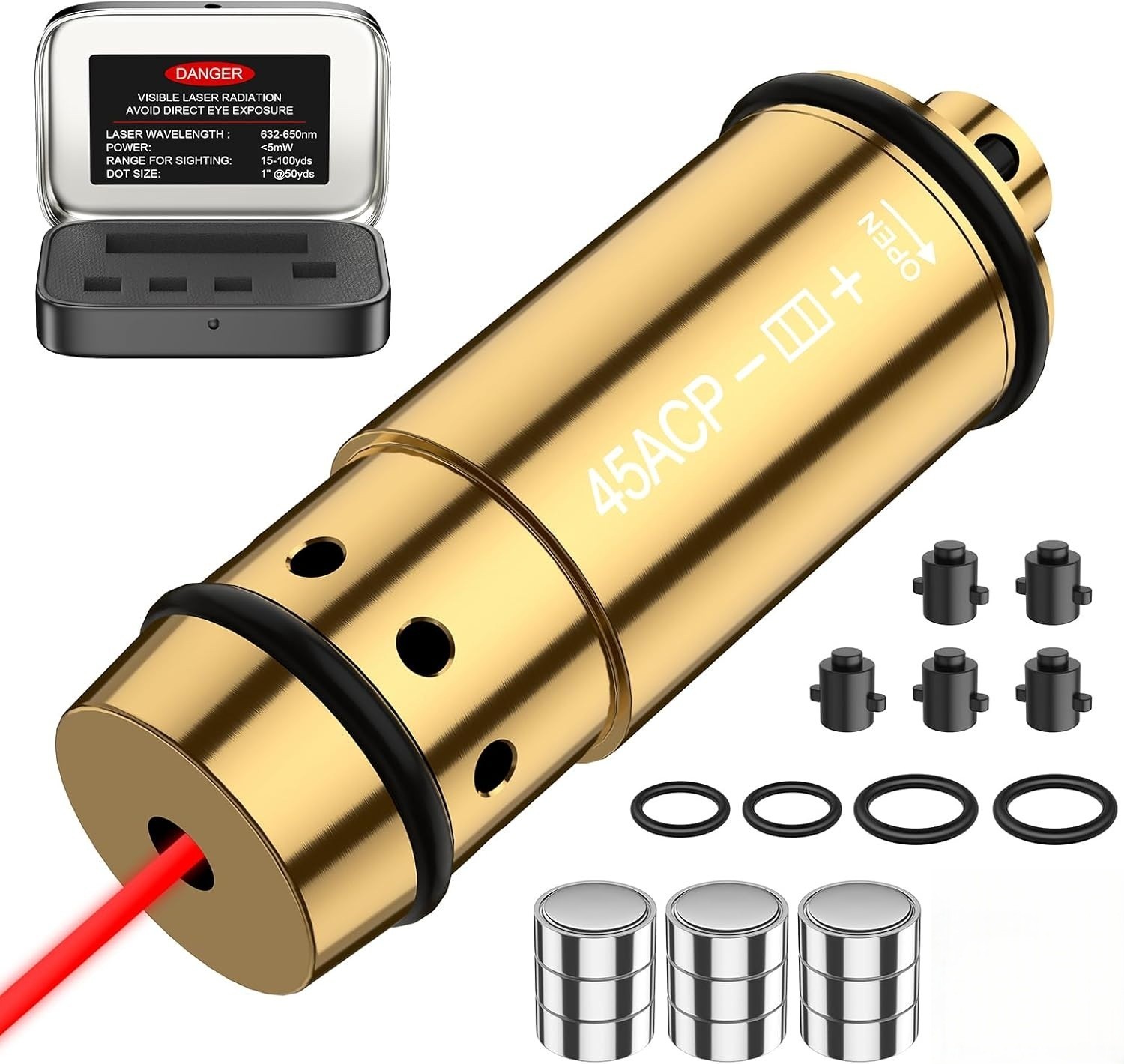 45ACP Laser Training Cartridge Dry Fire Training System
