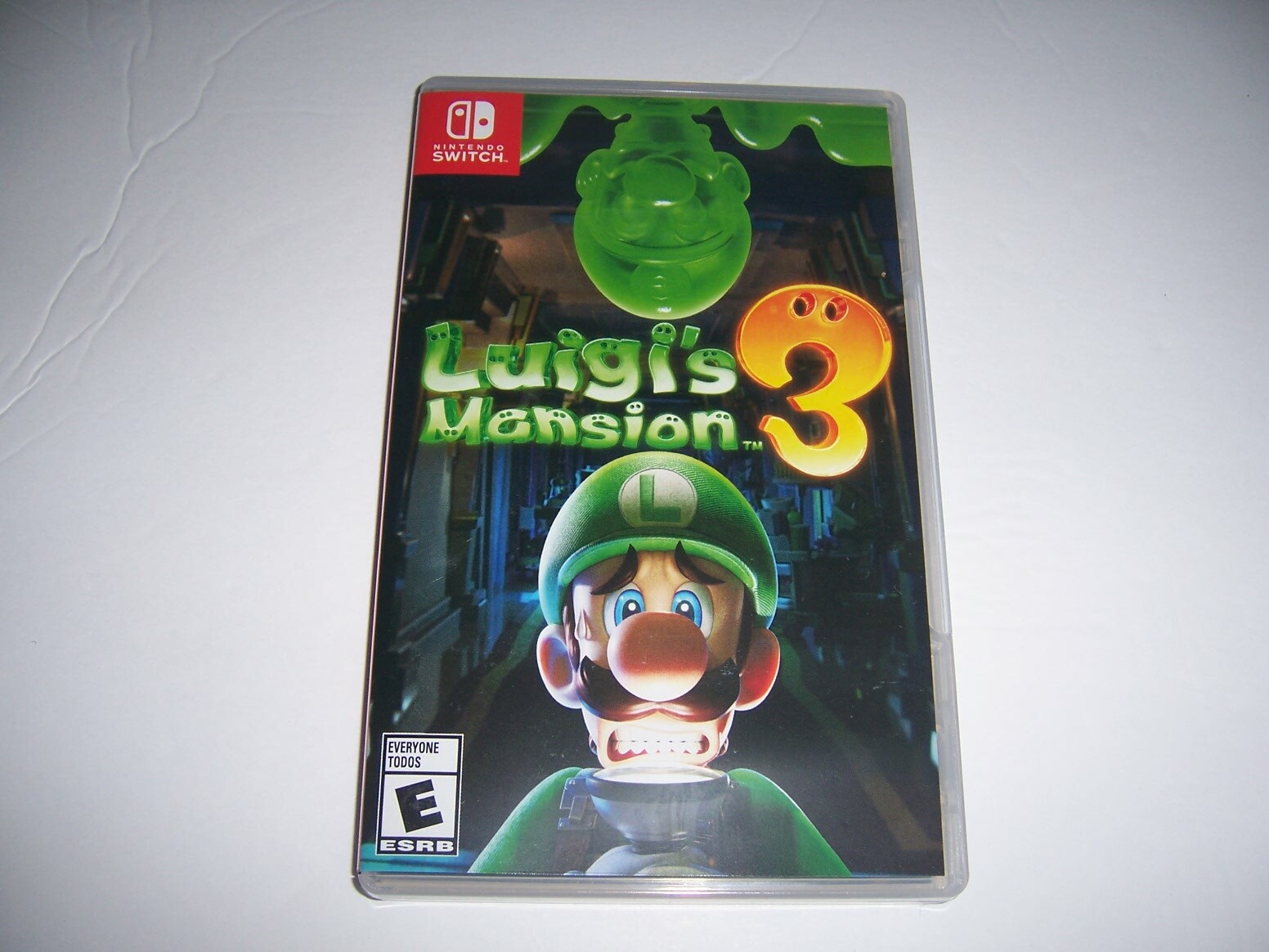 Original Box Case Replacement Nintendo Switch for Luigi's Mansion 3 Three
