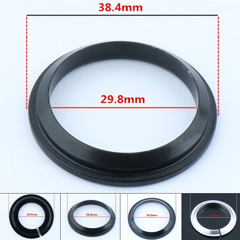 1*Aluminum Headset Crown Race Base Plate Ring Tube Conversion Adapter Bike