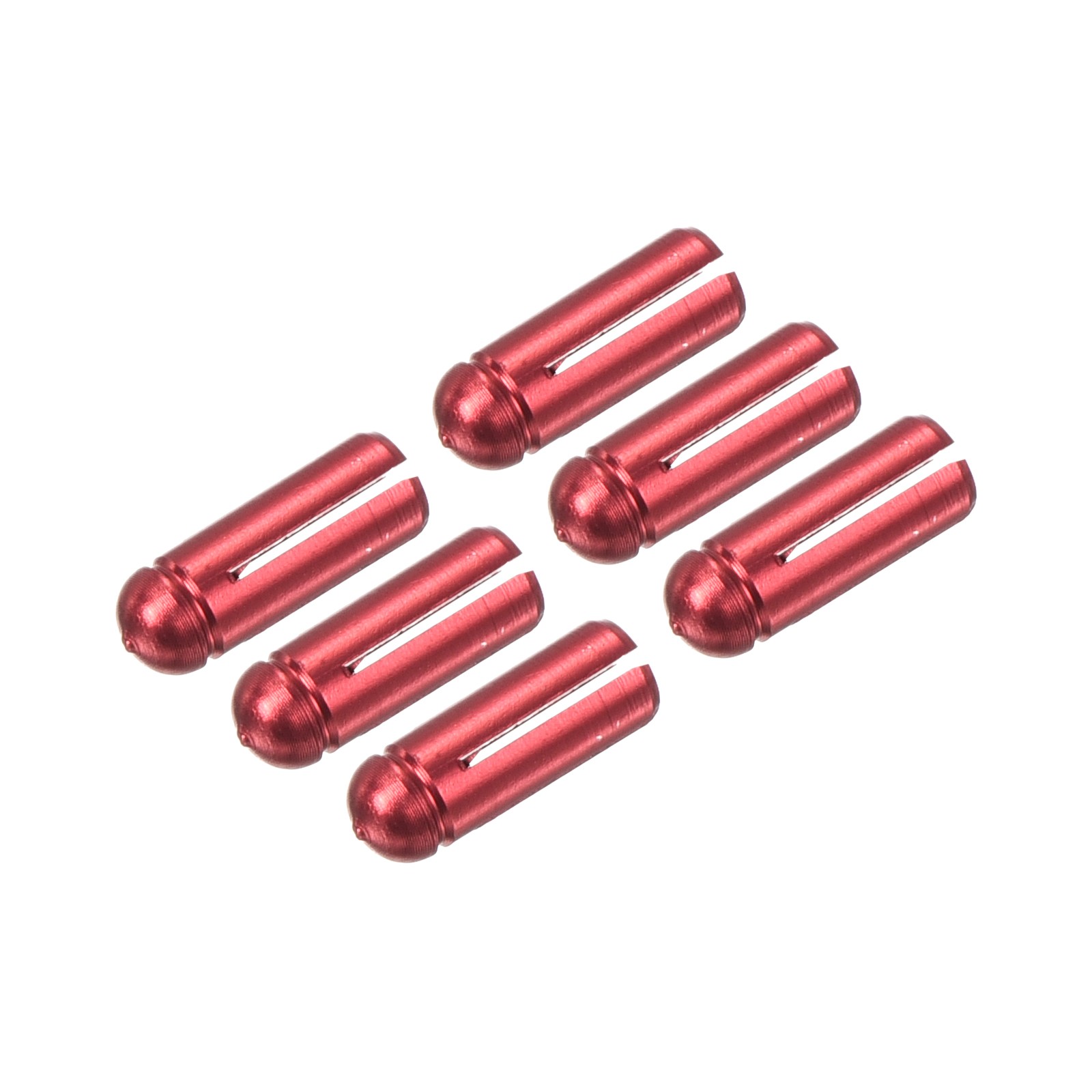 Dart Flight Protectors, Aluminum Dart Accessories - 6 Pack (Red)