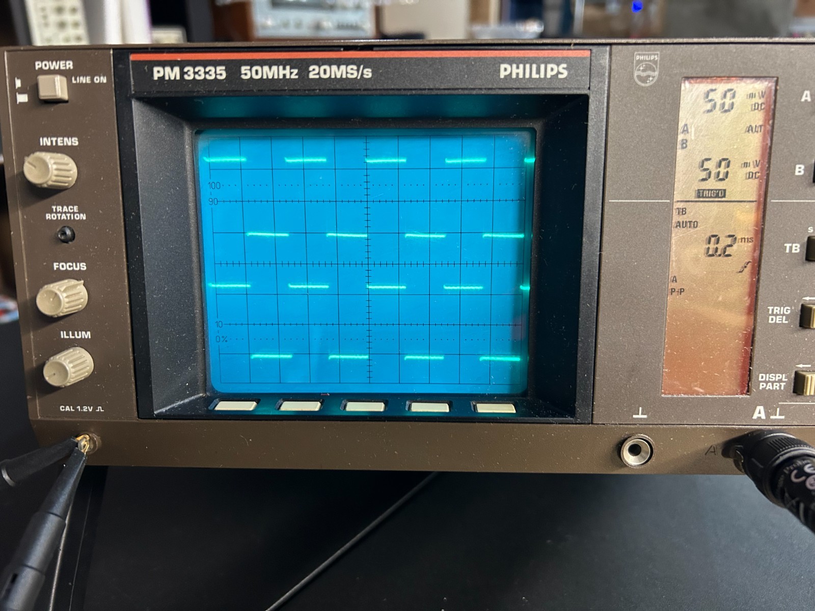 Phillips PM3335 50MHz 20MS/s Oscilloscope