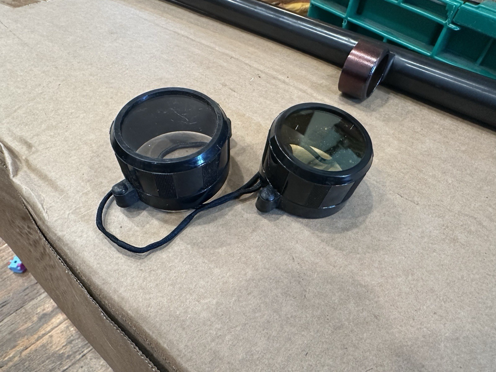 RIFLE SCOPE SEE THROUGH scope PROTECTING COVER  see through 40x objective