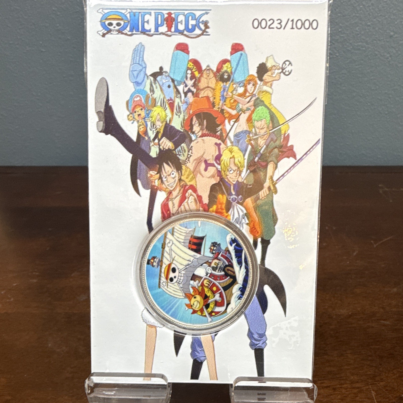 ONE PIECE Commemorative Silver Coin 1 oz Pure Silver #023/1000 🏴‍☠️🔥 pack seal