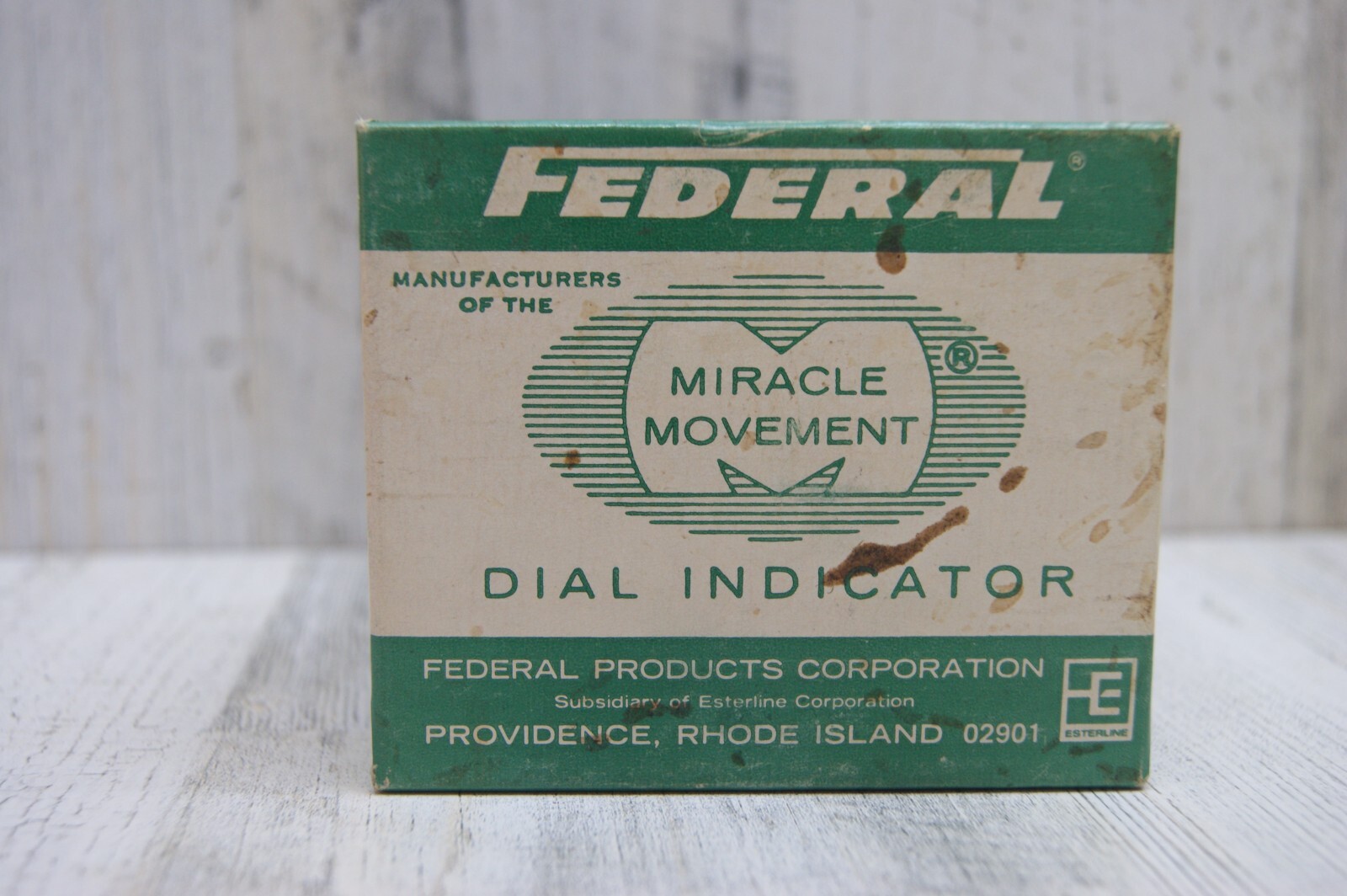 Federal 061 Precision Dial Indicator .01mm Full Jeweled Miracle Movement