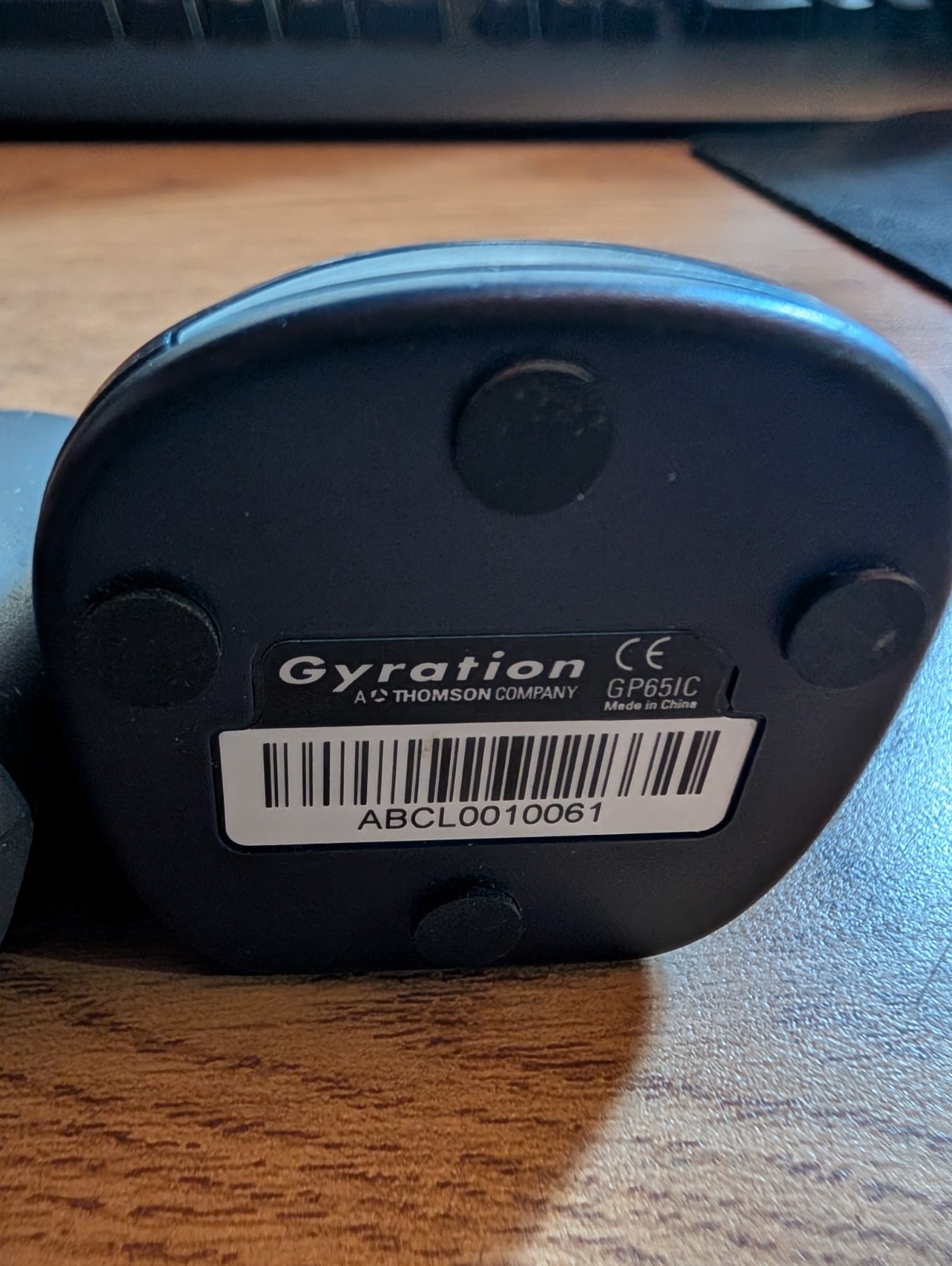 Gyration GP65IC Ultra Wireless Optical Mouse Charging Cradle Dock For GP65BP