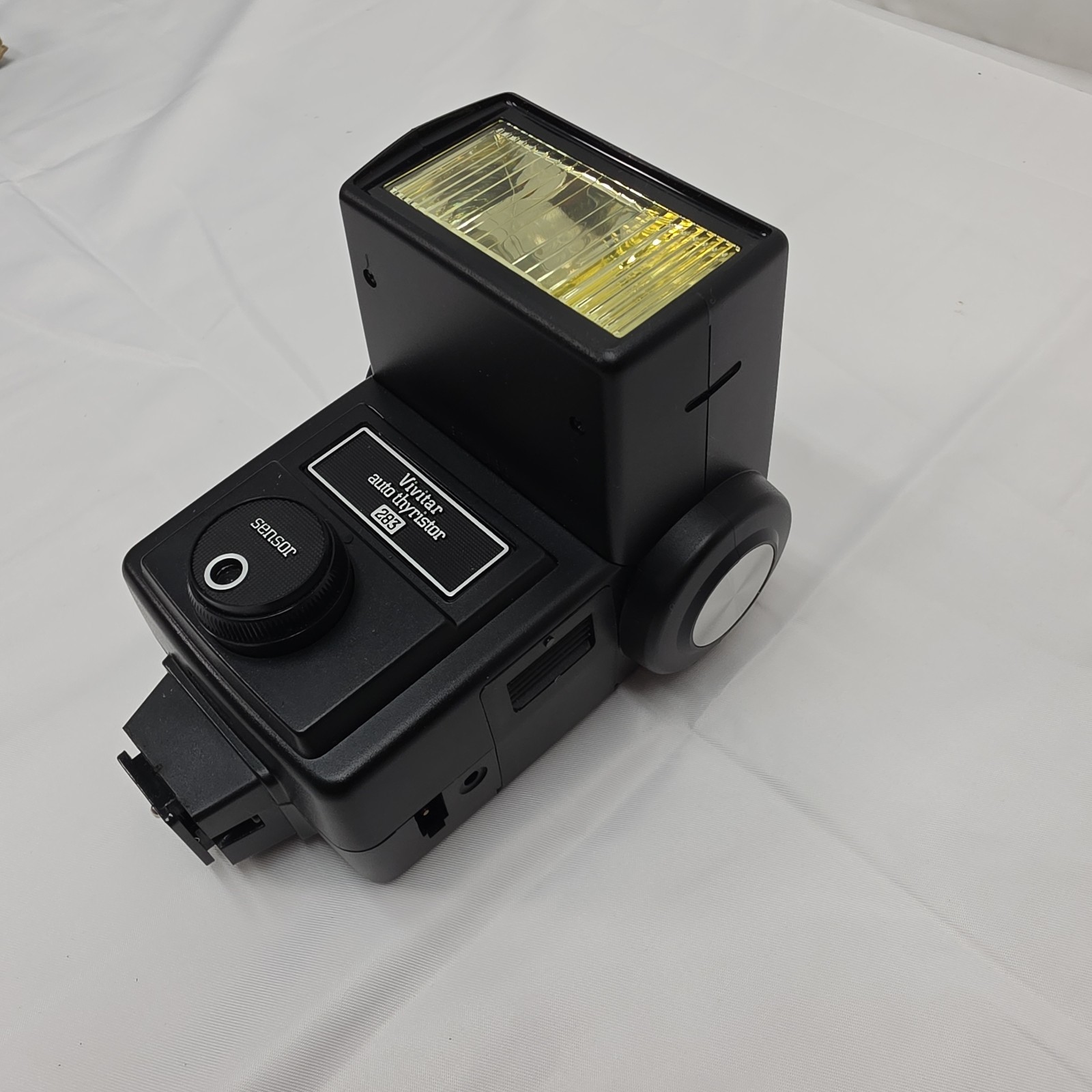 Vtg VIVITAR 283 Electronic Flash Auto Thyristor W/Box/Instruction Book Untested
