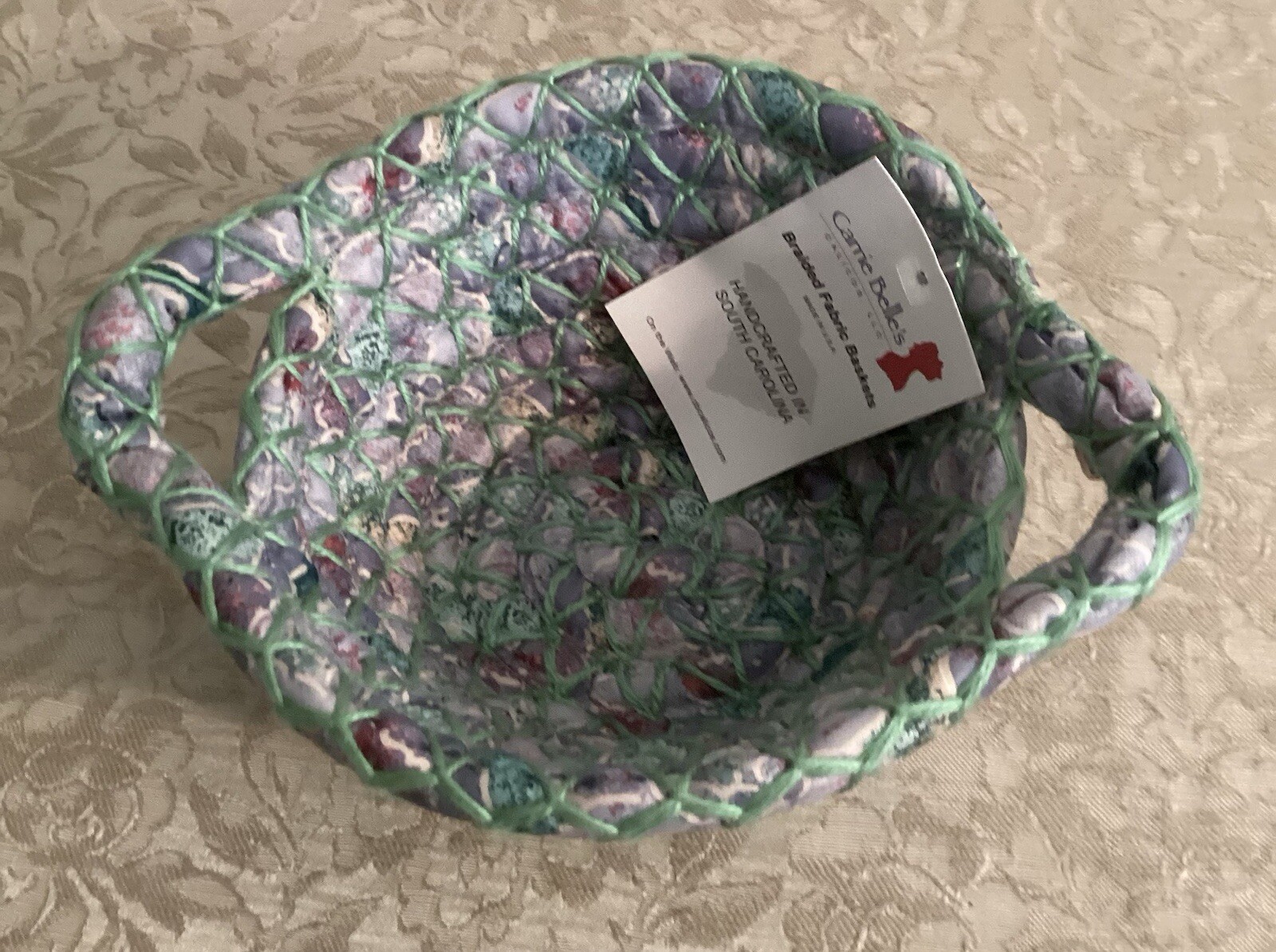 Carrie Belle’s Braided Fabric Basket