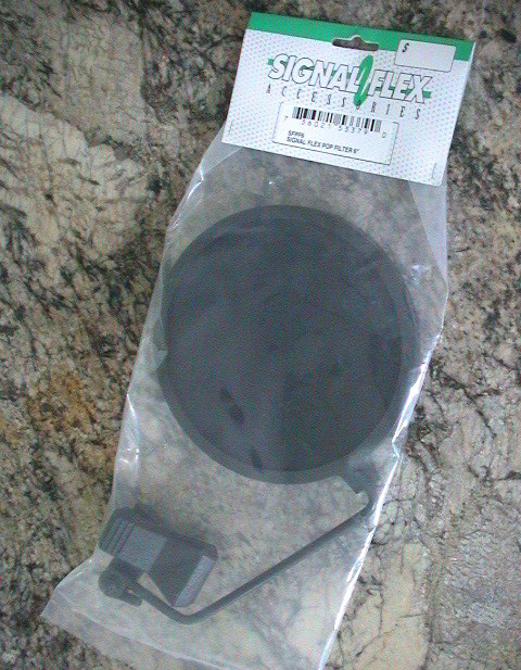 SIGNAL FLEX MICROPHONE POP FILTER 6" MODEL SFPF6 NEW!!