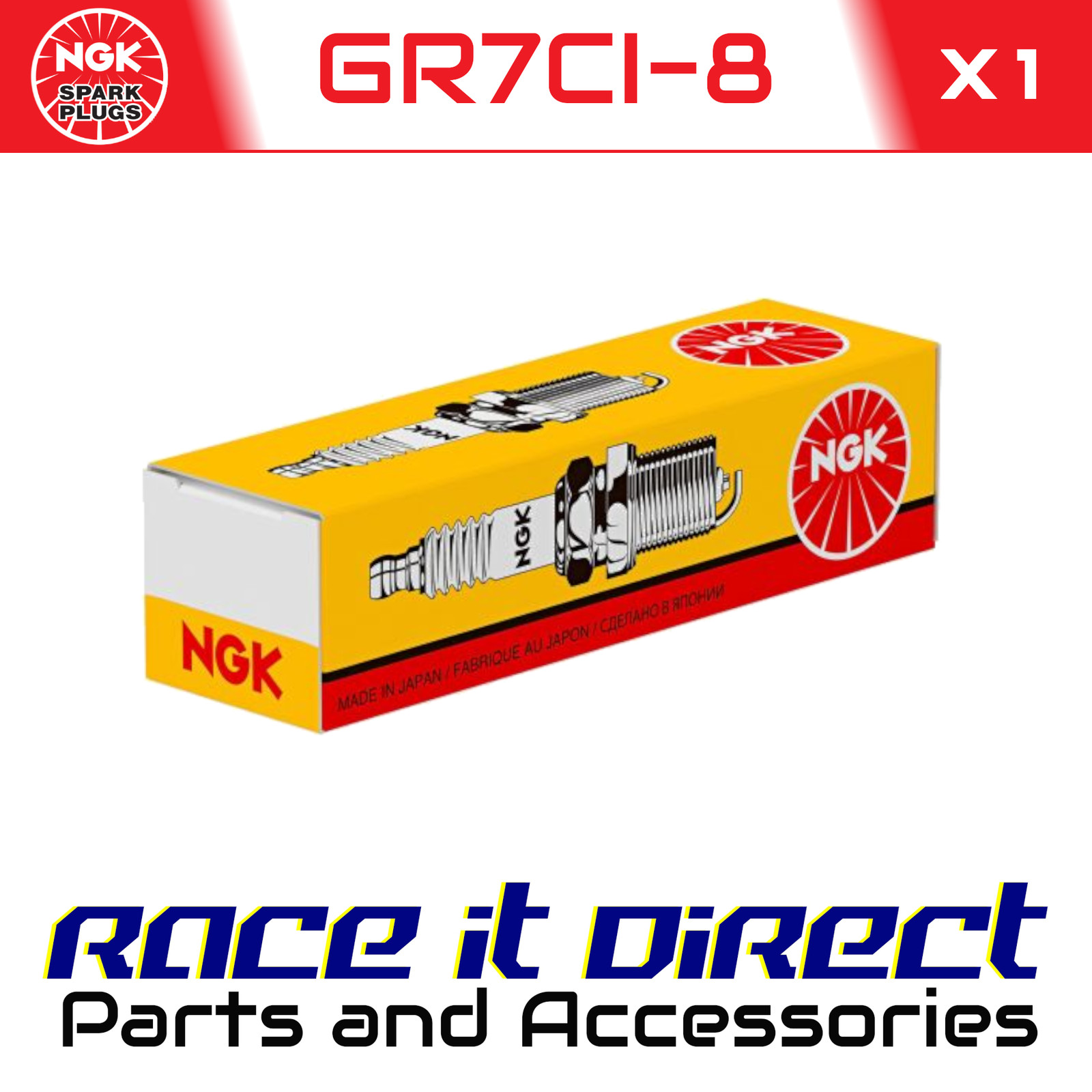NGK Spark Plug GR7CI-8 Iridium Japan