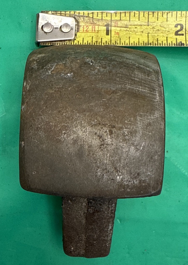 HALF-MOON. STAKE ANVIL HARDY TOOL Blacksmith Tool 3/4” Square Shank