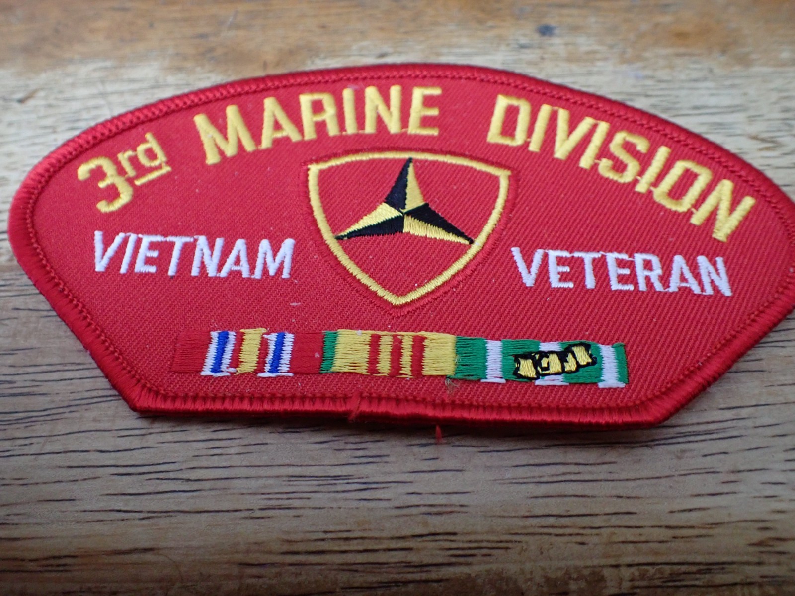 U S MARINE CORPS 3RD MARINE DIVISION VIETNAM VETERAN PATCH BX T #107
