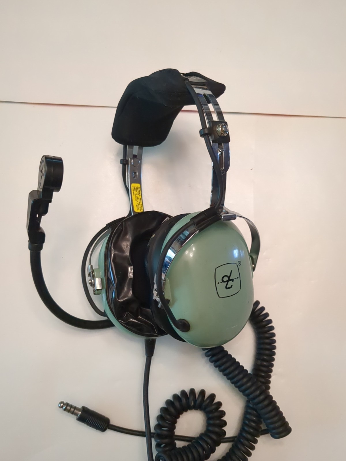 Vintage David Clark Aviation / Railway Headset 40301G-03 Single plug