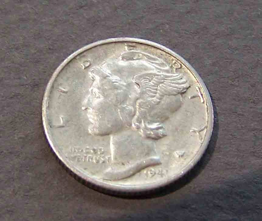 1941-S Mercury Dime #34