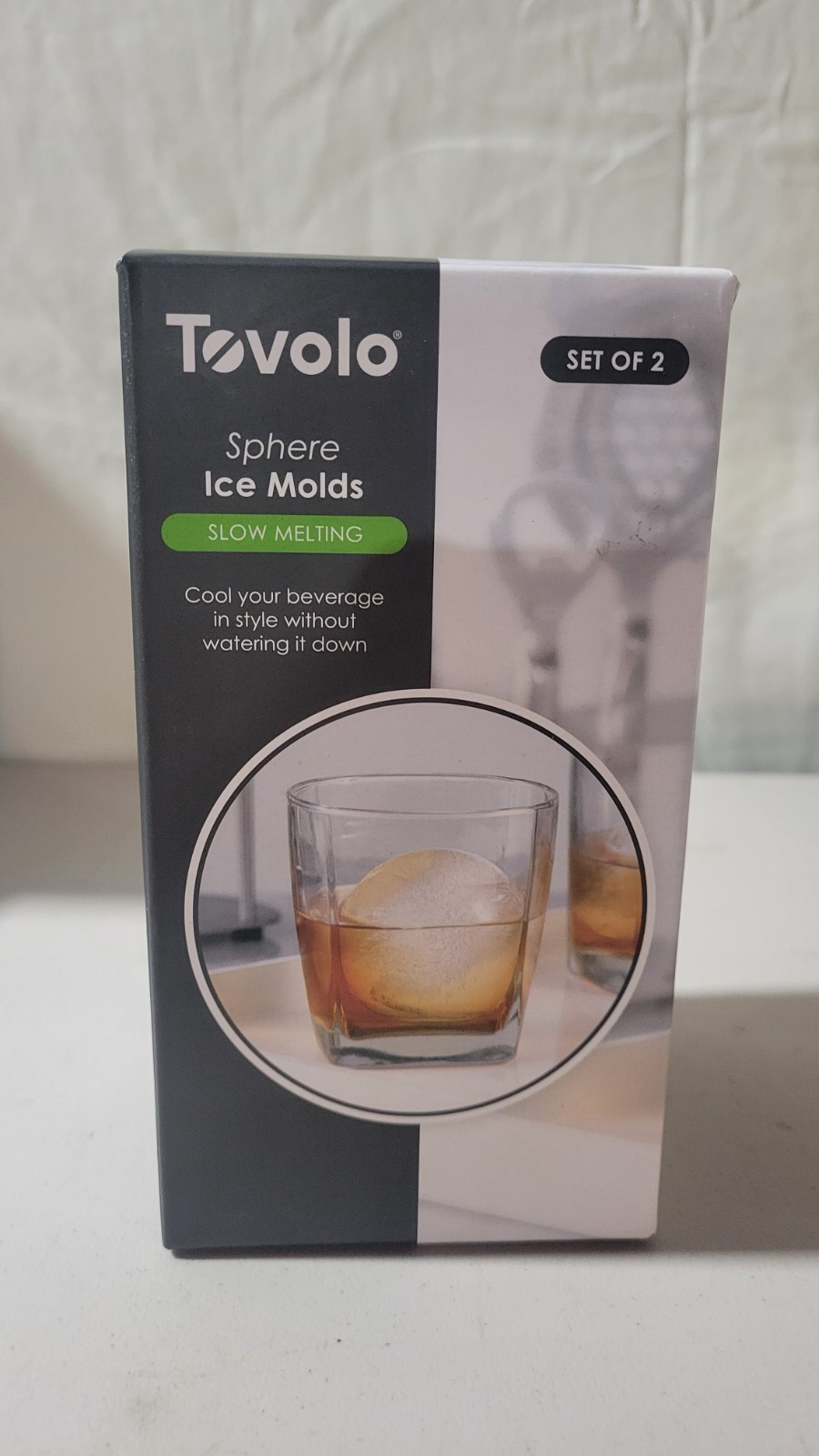 Tovolo Sphere Ice Molds 2-Pack 2.5"     New
