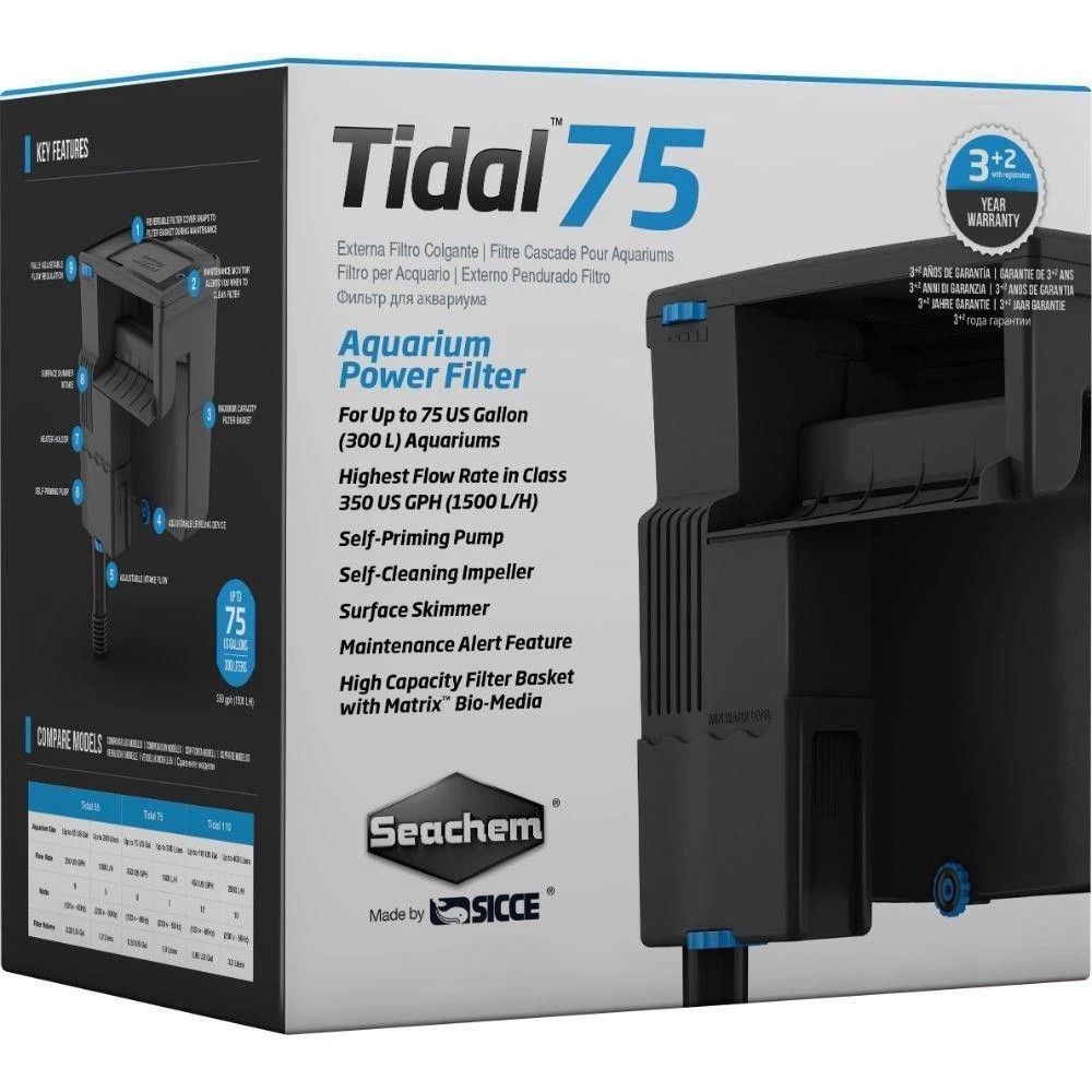 Seachem Tidal 75 Aquarium Power Filter
