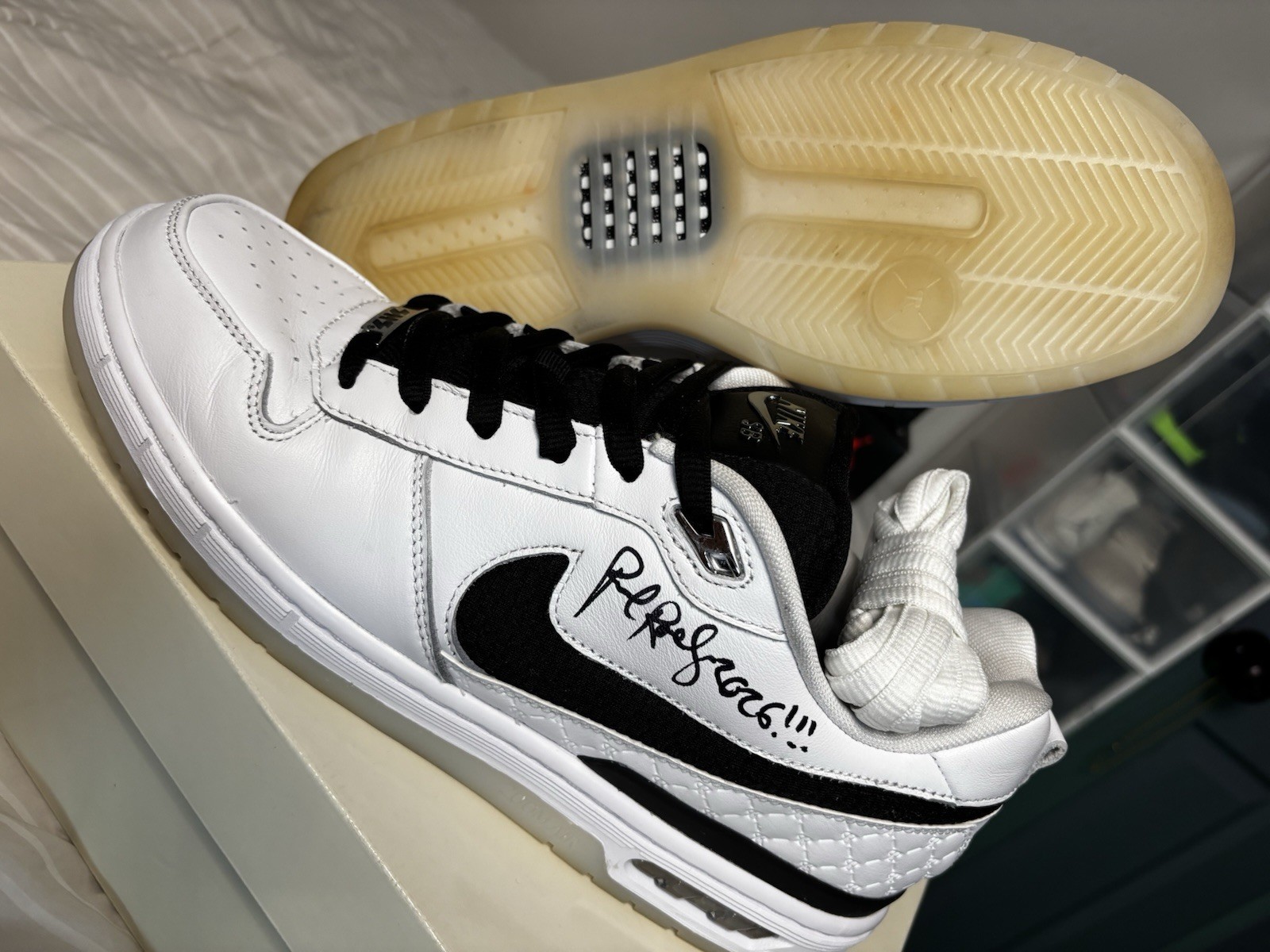 Nike SB Paul Rodriguez Zoom Air Low QS White Black US 12 men