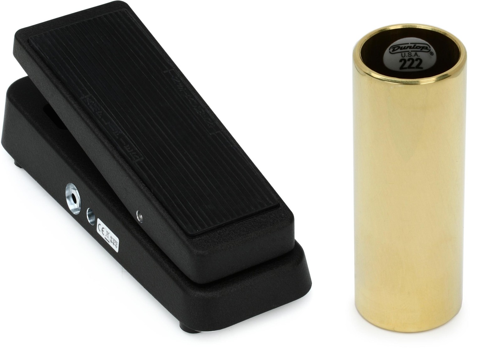 Dunlop GCB95 Cry Baby Standard Wah Pedal + Dunlop 222 Value Bundle