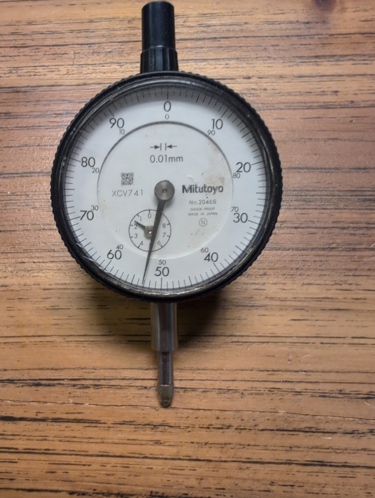 Mitutoyo 2046S Shock Proof Dial Indicator 0.01mm w/etchings