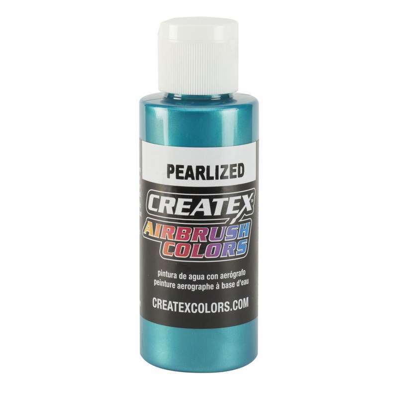 Createx Airbrush Colors 5303-02 Pearl Turquoise 2 oz. Airbrush Paint