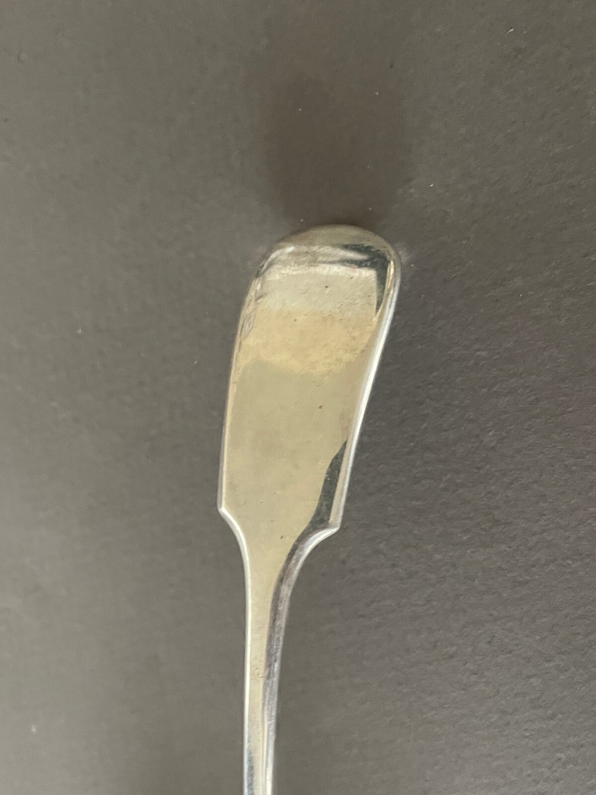 VINTAGE WILLIAM SUTTON & SONS SILVERPLATE GEORGIAN STYLE FIDDLE BACK LADLE