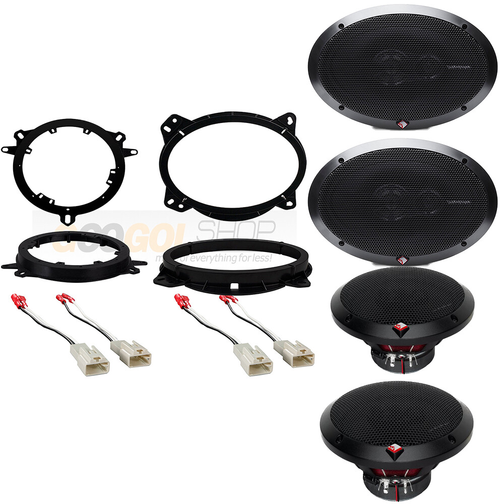 Rockford Fosgate Front & Rear Door Speaker install for 2003-2023 Toyota 4Runner