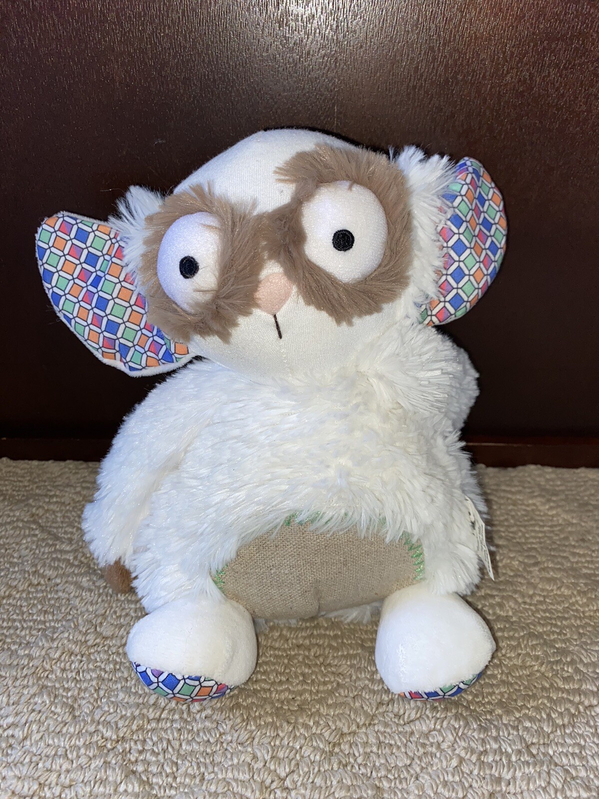 Inklings Baby Wobby Plush With Rattle Crinkle Ears Sensory Toy EUC