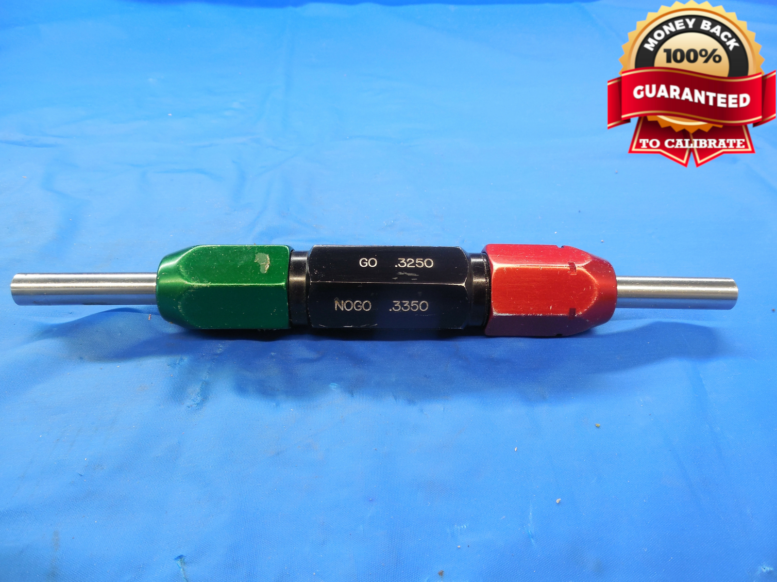 .3250 & .3350 CL XX PIN PLUG GAGE GO NO GO .3125 +.0125 5/16 8.255 mm .325 .335