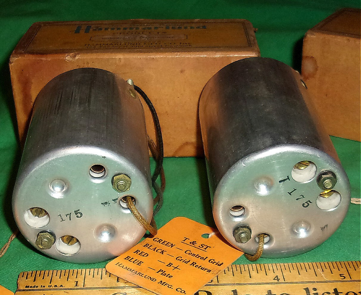 (2) NIB Hammarlund Shortwave AIR TUNED IF TRANSFORMER 175KC (Code T-175)