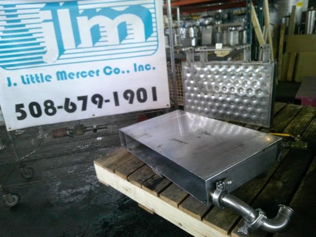22 x 14 inch(4) 304 SS Dimple Plate Heat Exchangers lot of 2