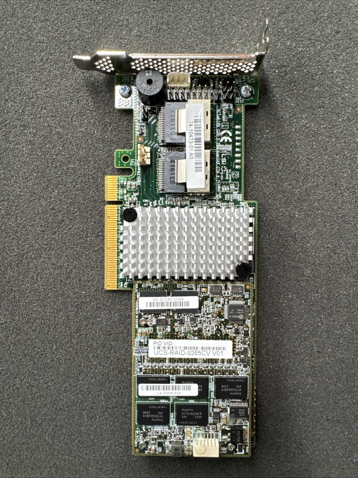 LSI UCS-RAID-9265CV V03 SAS SATA Controller Card LOW PROFILE 9265-8I