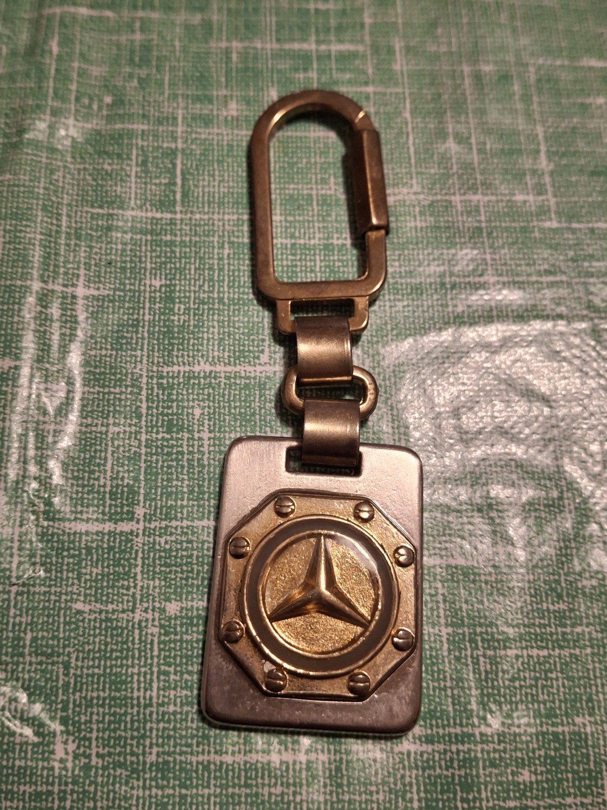 Mercedes Benz Vintage Gold Keychain Gift Gadget SPERLARI 70s/80s