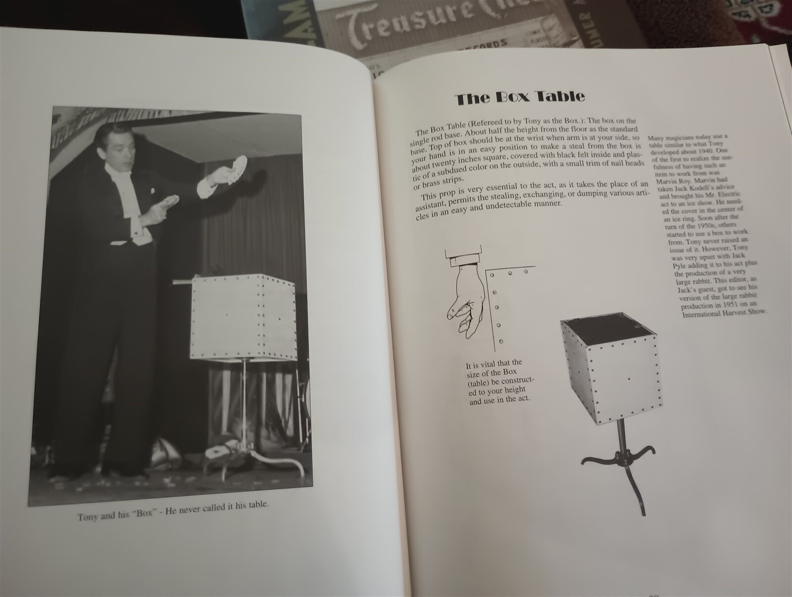 Tony Marks Aristocrat of Deception THE BOX TABLE Magic Prop