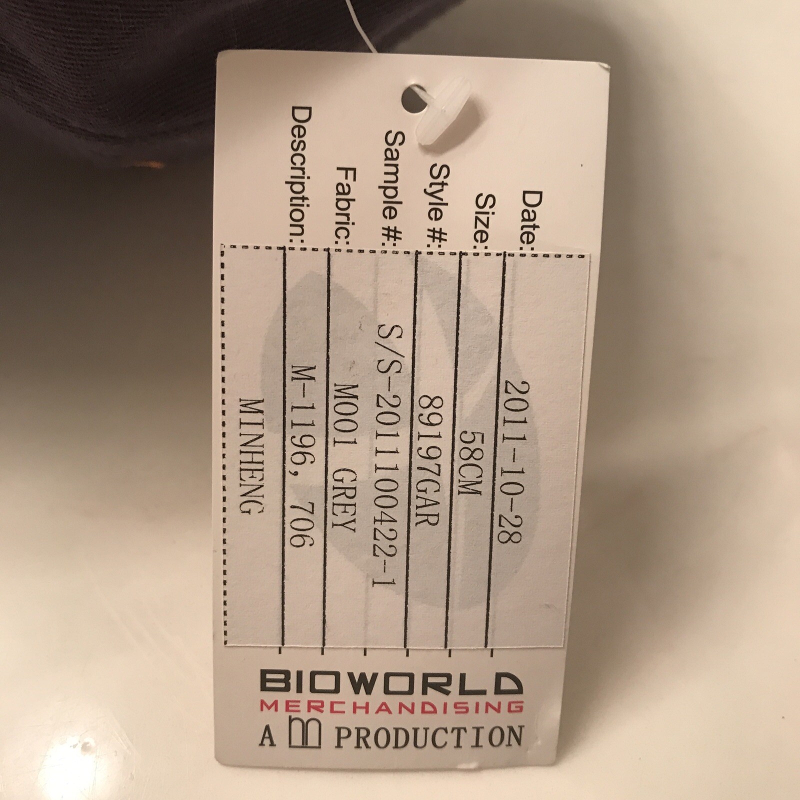 Production Sample Garfield “Chillin’ Like A Villian”Snapback Hat Ball Cap NWT