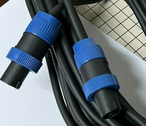 Speakon to Speakon speaker Cable, 14 Ga 50'