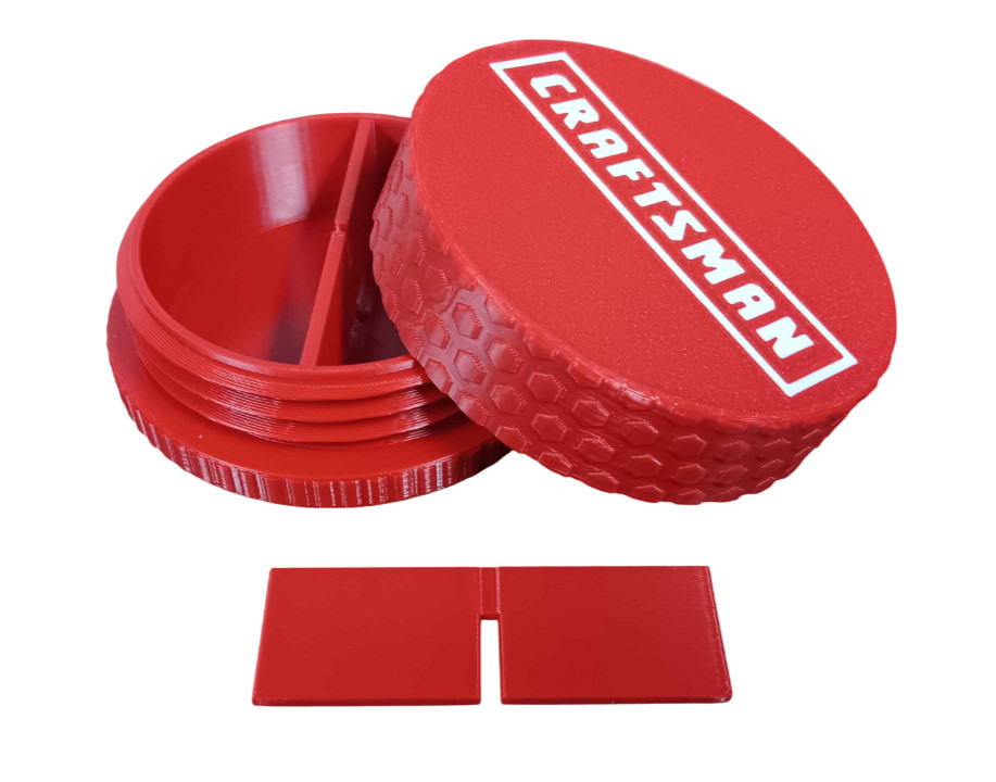 Craftsman Tools Threaded Container – Screw & Parts Heatproof Storage Box