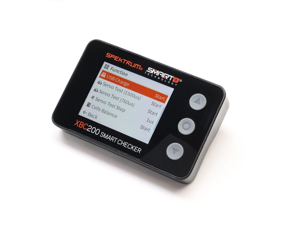 Spektrum RC XBC200 Smart Battery Checker & Servo Tester Easy To Read (SPMXBC200)