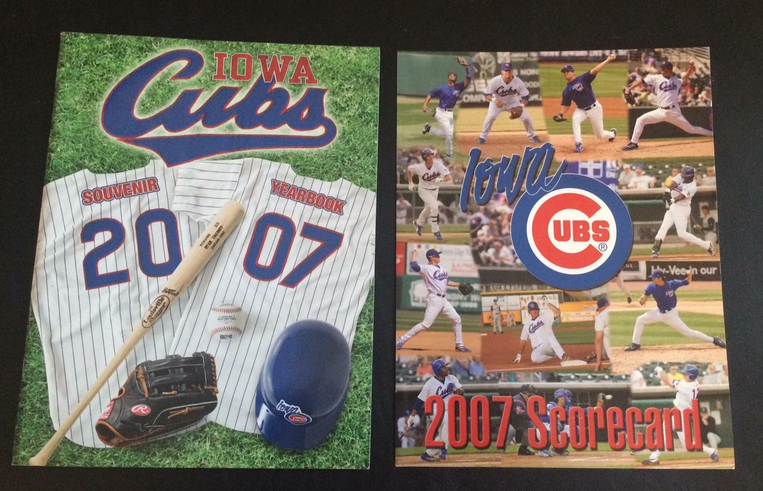 2007 Iowa Cubs Yearbook / with scorecard / Mark Prior, Geovany Soto etc